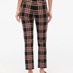 J. Crew Factory | Women's Black & Red Plaid Straight Leg Pants Size 20